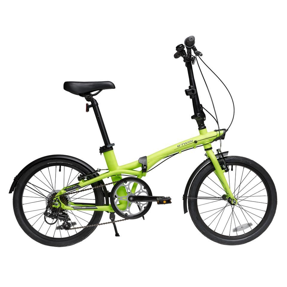 btwin green bike