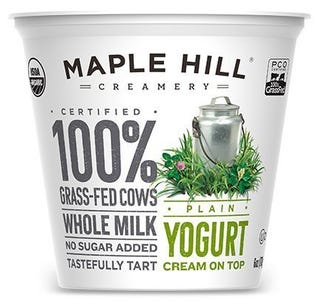 Maple Hill Creamery Organic Plain Whole Milk Yogurt