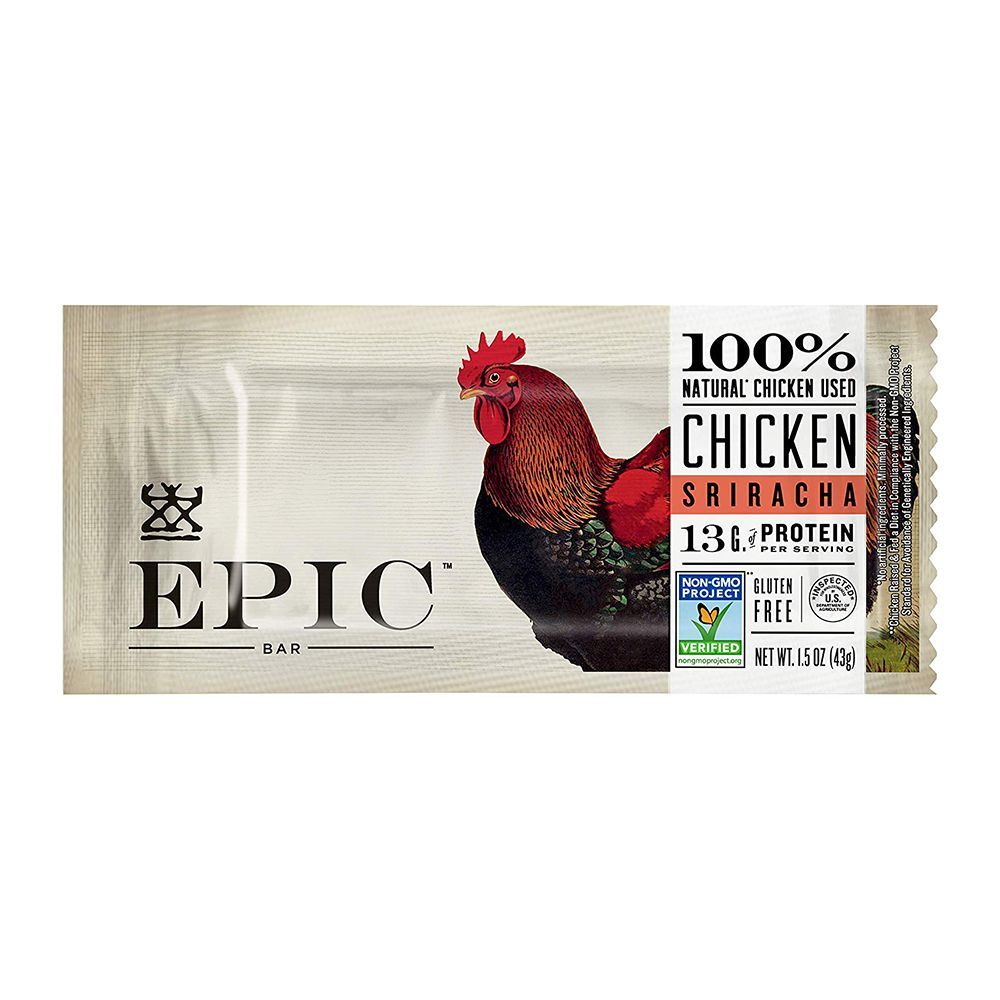 EPIC Chicken Sriracha Protein Bars (12-Pack)