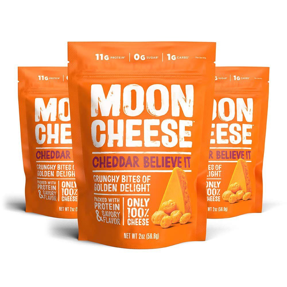 Moon Cheese Cheddar Natural Cheese Snack (3-Pack)