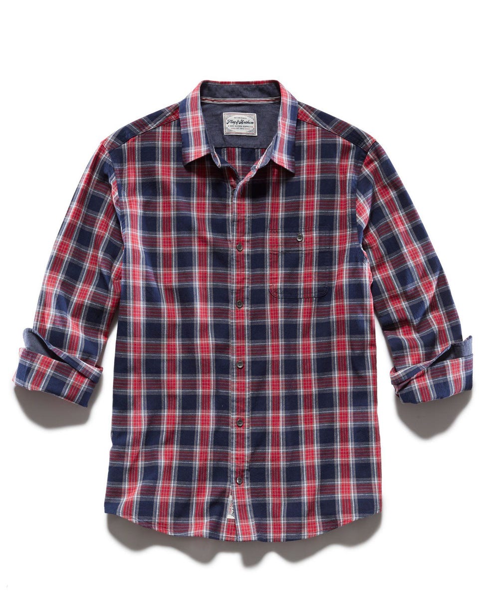 Men's Ames Flannel Shirt | Athletic Fit | Plaid | Flag & Anthem