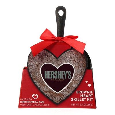 Hershey's Valentine's Day Brownie Heart Skillet Kit - 2.4oz