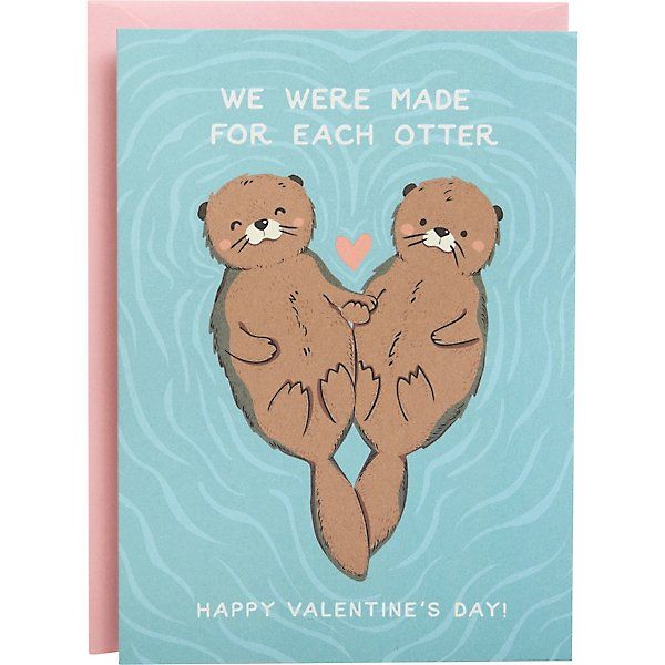 Made For Each Otter Valentine Card