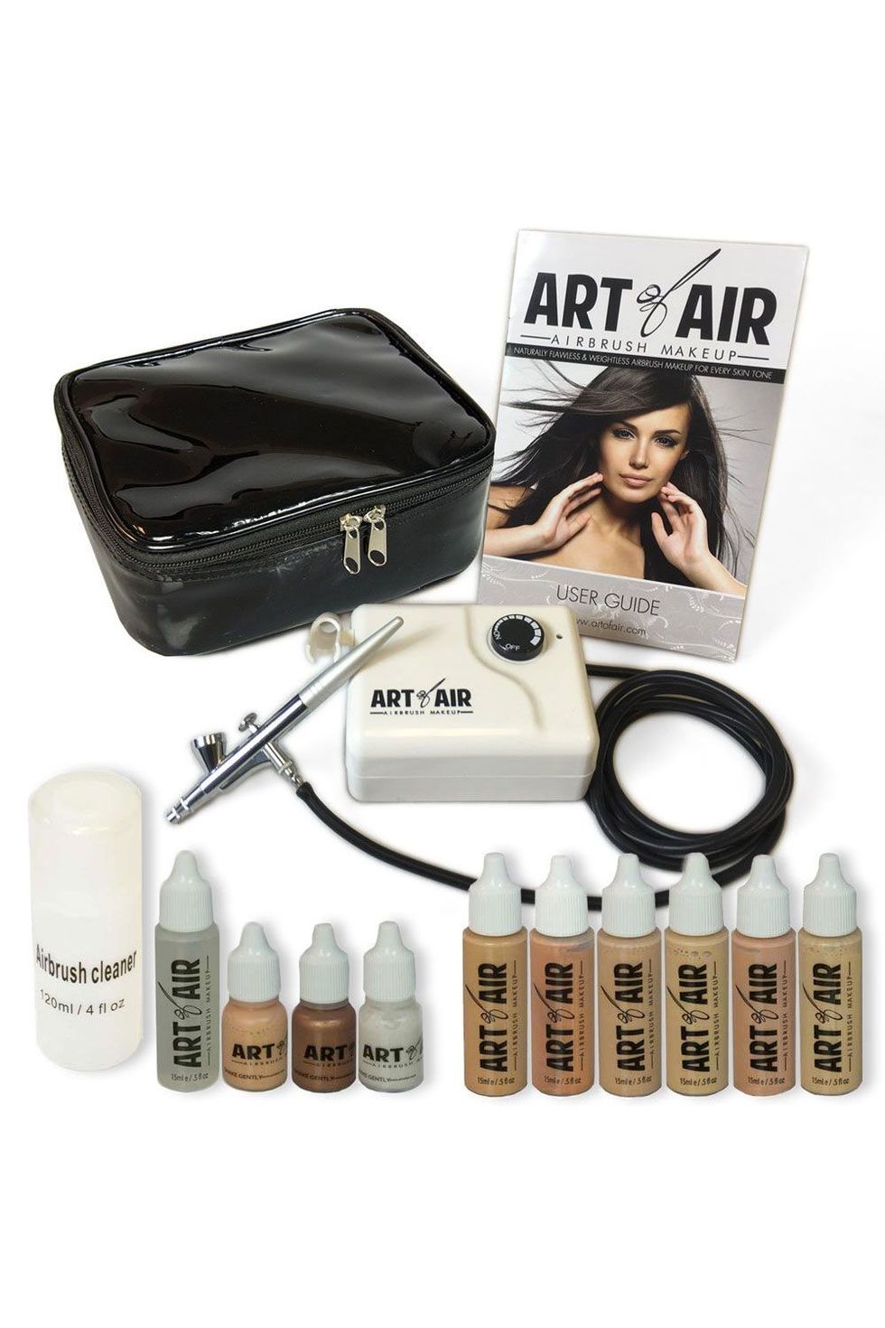 Airbrush Glow & Set Travel Kit : Mini Makeup Trio