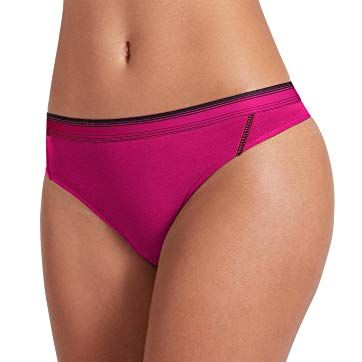 Champion workout breathable no show Mesh thong panties 4 Pack Size Medium  NEW