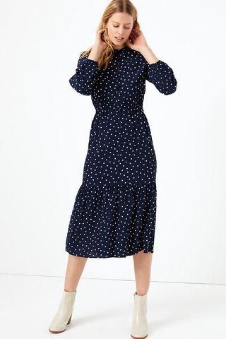 Boden releases stylish polka dot shirt dress and fans love it