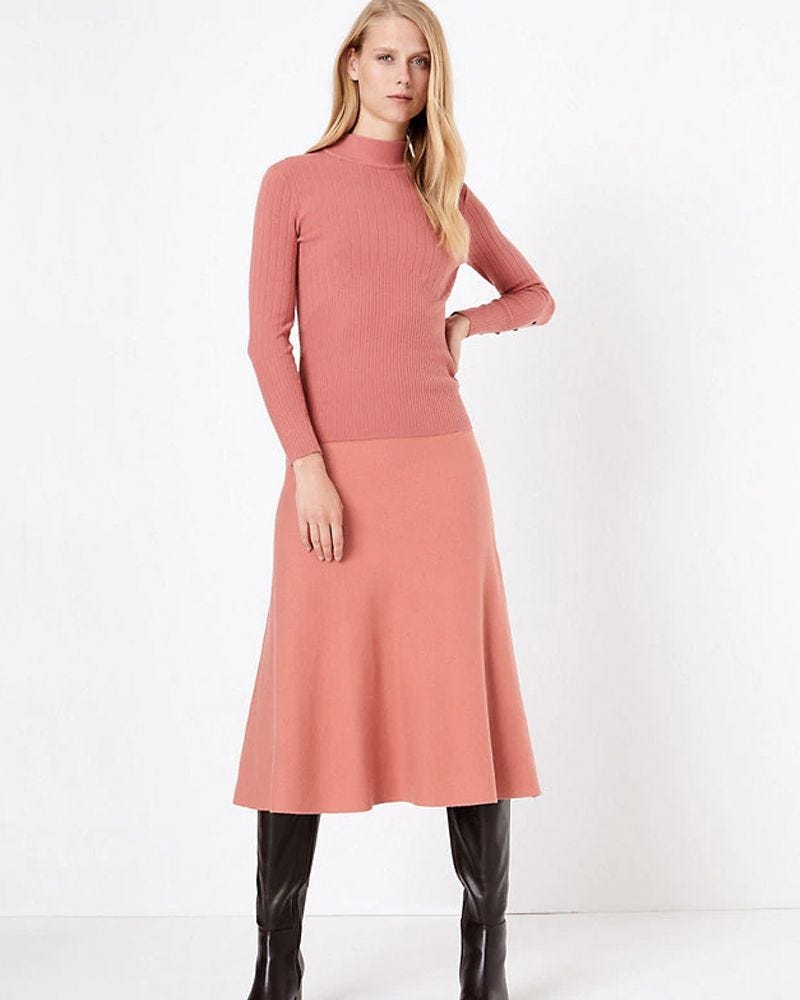 M&S Collection Knitted Fit & Flare Skirt, £12.50 (was £35)