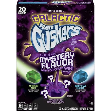 Betty Crocker Brand Bc Galactic Mystery Gushers 20ct Vp