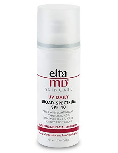 EltaMD UV Daily Facial Sunscreen Broad-Spectrum SPF 40 for Normal and Combination Skin, 1. 7 oz