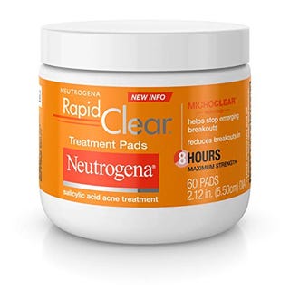 Neutrogena Rapid Clear Acne Face Pads with Salicylic Acid