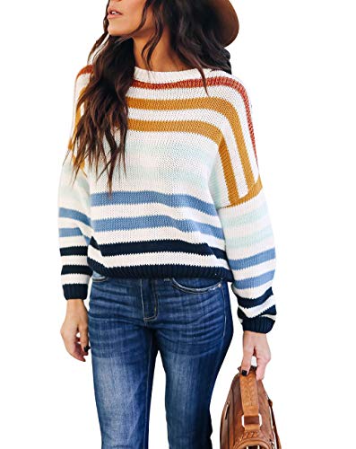 STRIPED PULLOVER SWEATER