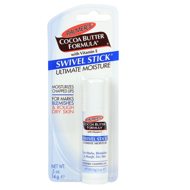 Cocoa Butter Formula Swivel Stick - Pack of 2 by Palmers for Unisex - 0.5  oz Chap Stick 