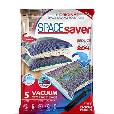 Hanging Vacuum Storage Bags Clothes Storage Bag Reusable Vacuum Storage  Bags for Dresses,Coats,Down Jackets and Other Clothes