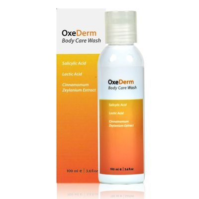 OxeDerm Body Care Wash 100ml / 3.4 fl oz with 2% Salicylic Acid