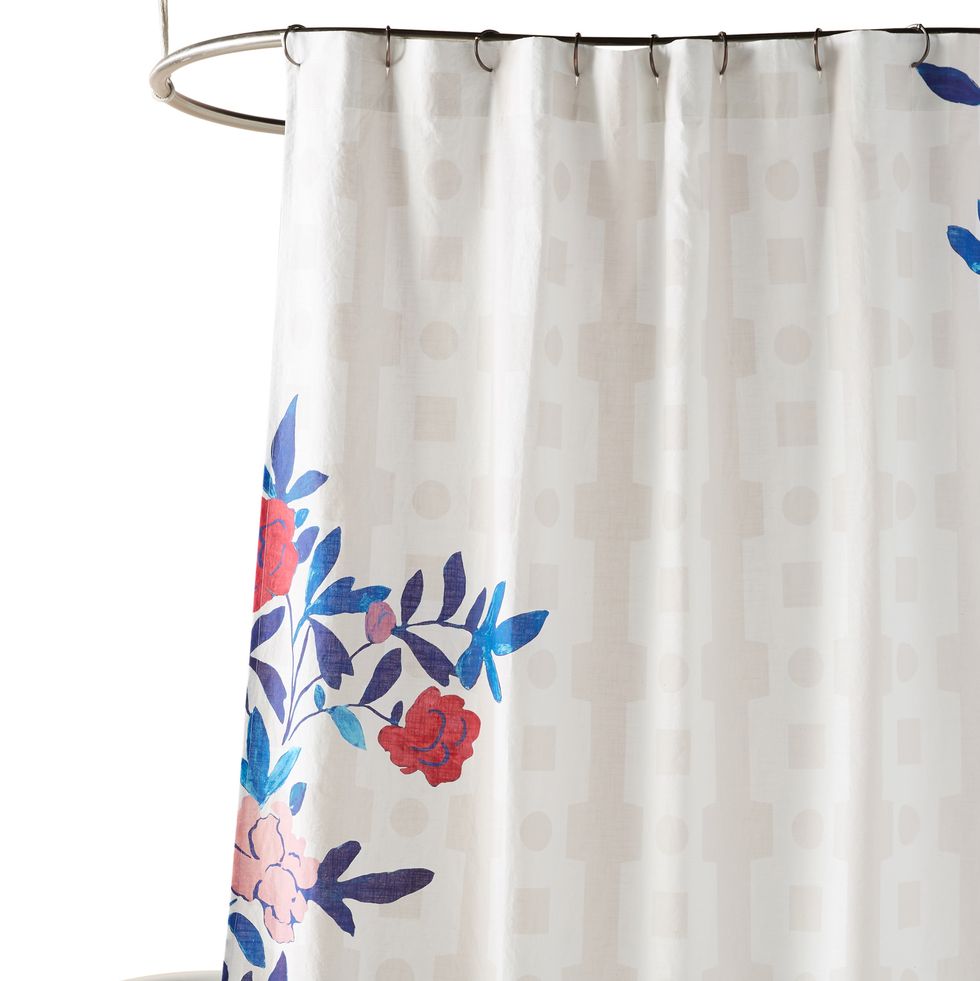 Paule Marrot Rose Vine Shower Curtain