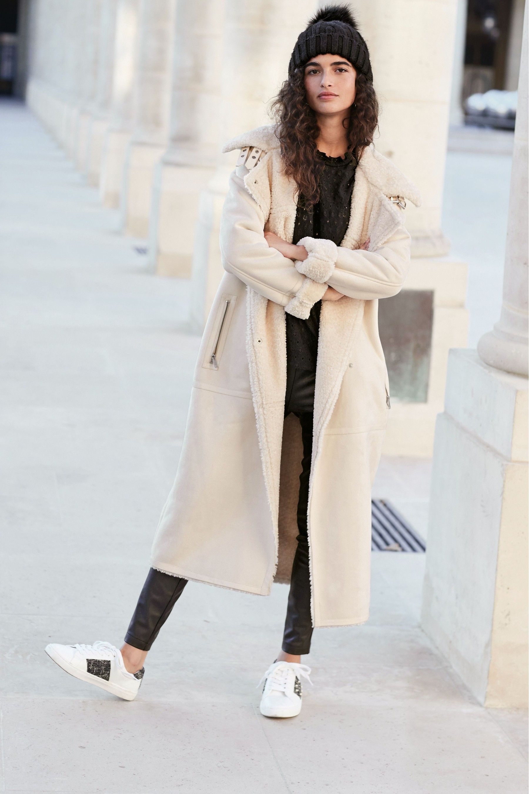 Jigsaw clearance shearling coat