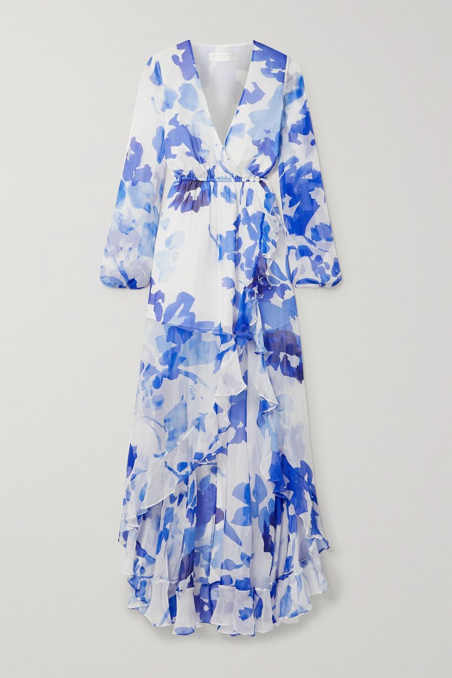 MULTI-COLOURED SHINE EFFECT FLORAL PARTY DRESS