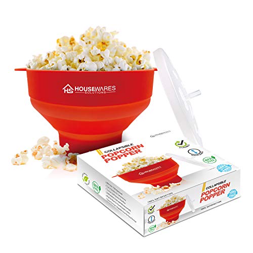 Cuenco plegable de silicona para palomitas