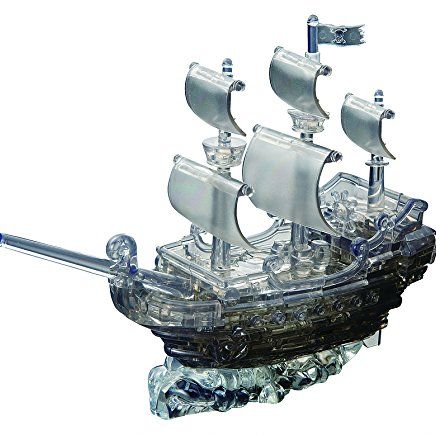  3D Crystal Pirate Ship Puzzle