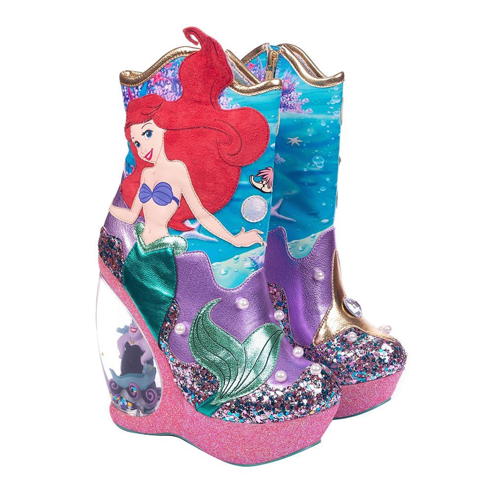 little mermaid rain boots