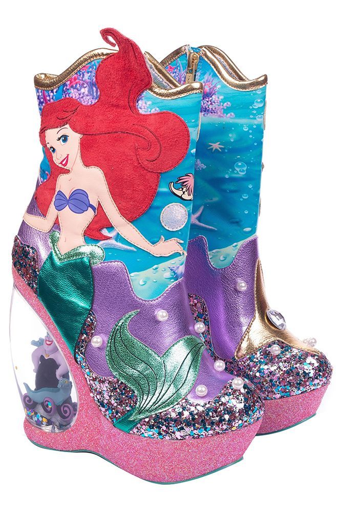 ‘Little Mermaid’ Wedge Boots