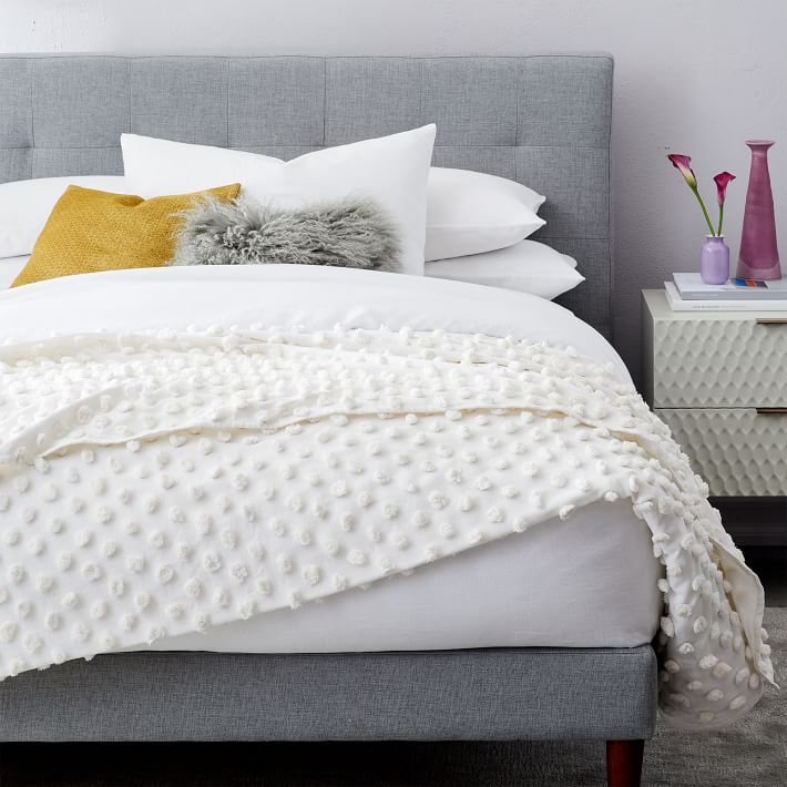 West elm best sale candlewick blanket