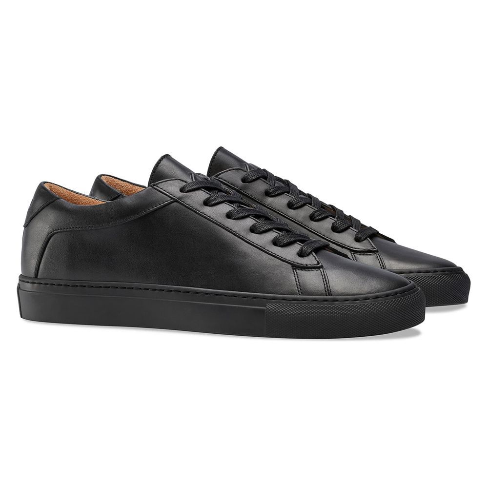 plain black shoes mens