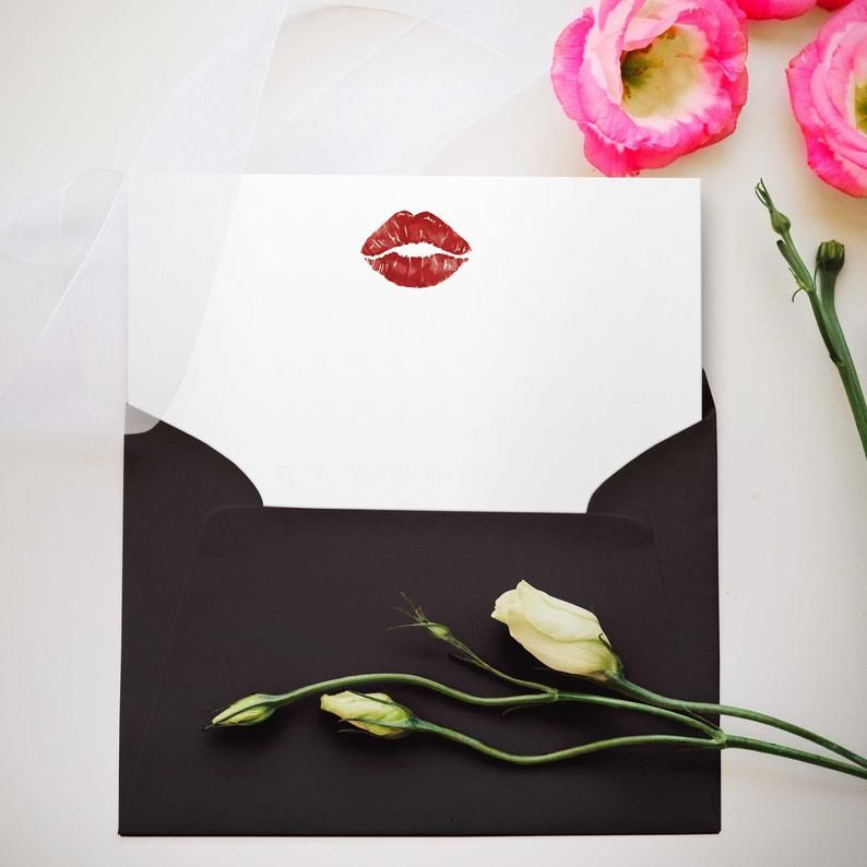 Lipstick Note Cards