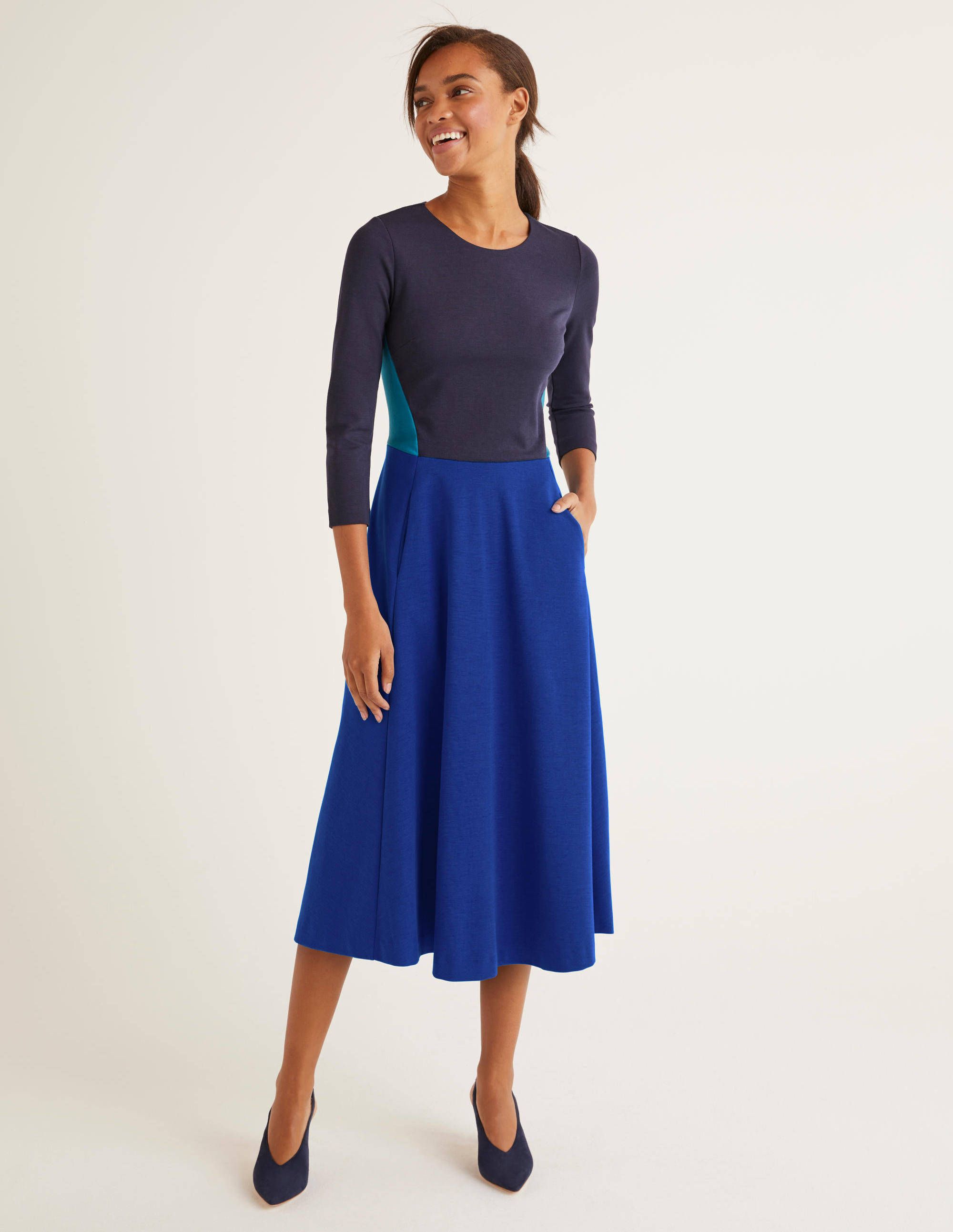 Boden claudia clearance ponte midi dress