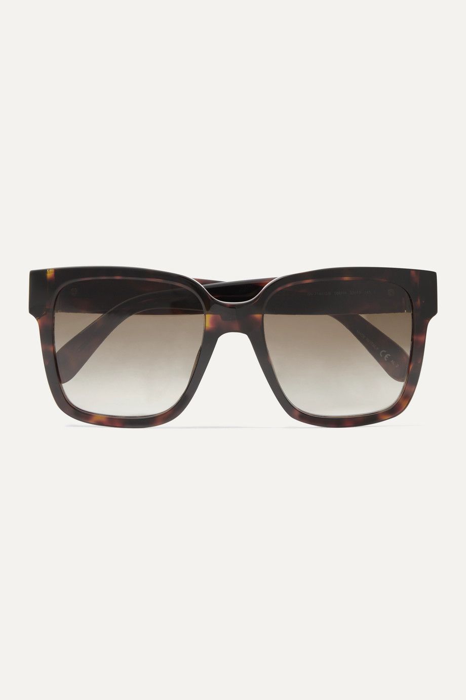 Givenchy Oversized square-frame tortoiseshell acetate sunglasses