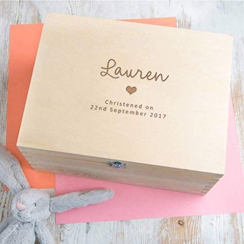 Personalized Baptism Keepsake Box
