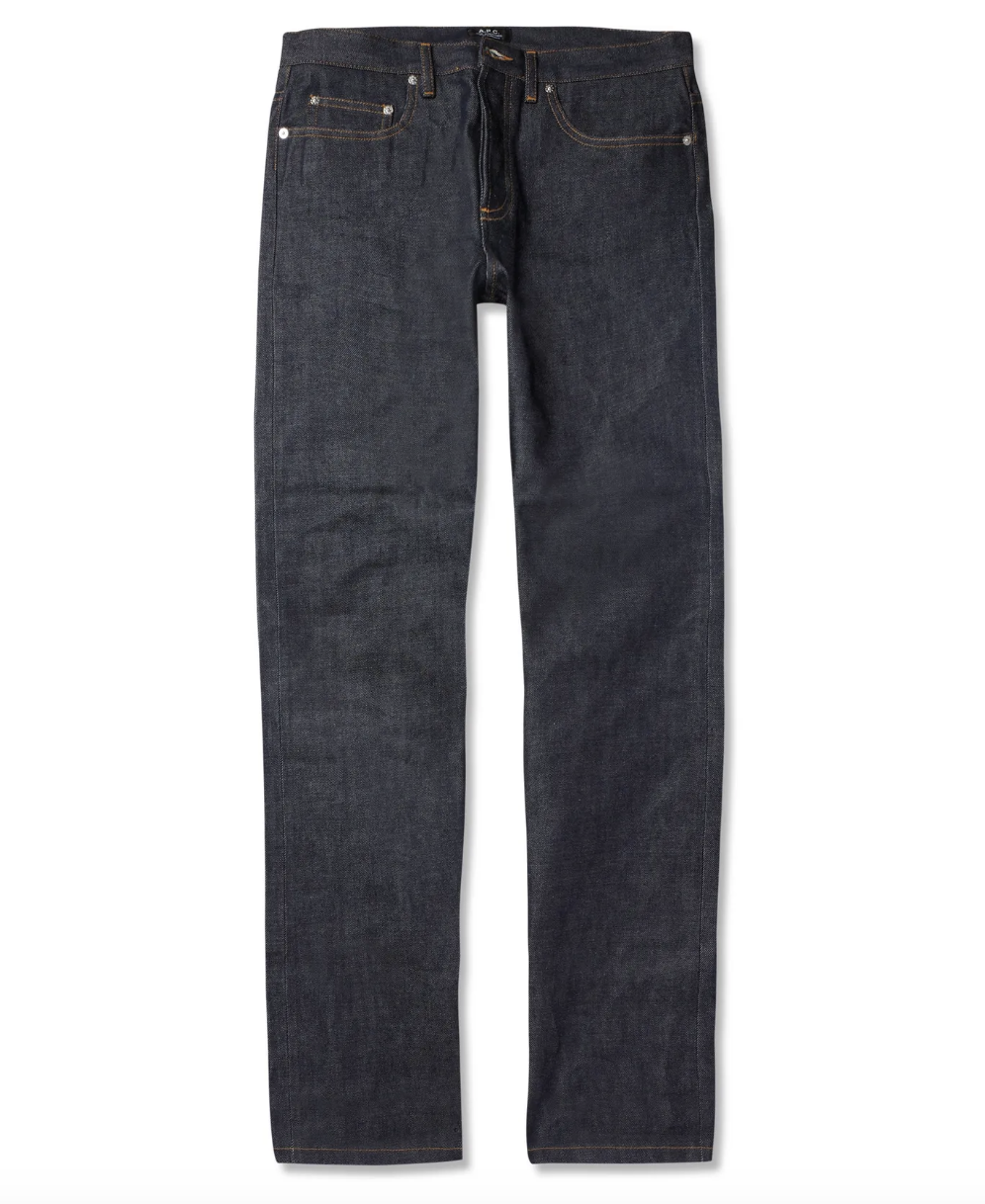 relaxed fit selvedge denim jeans