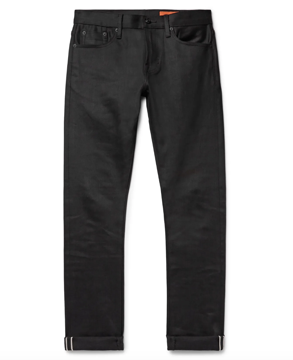 uniqlo black selvedge jeans