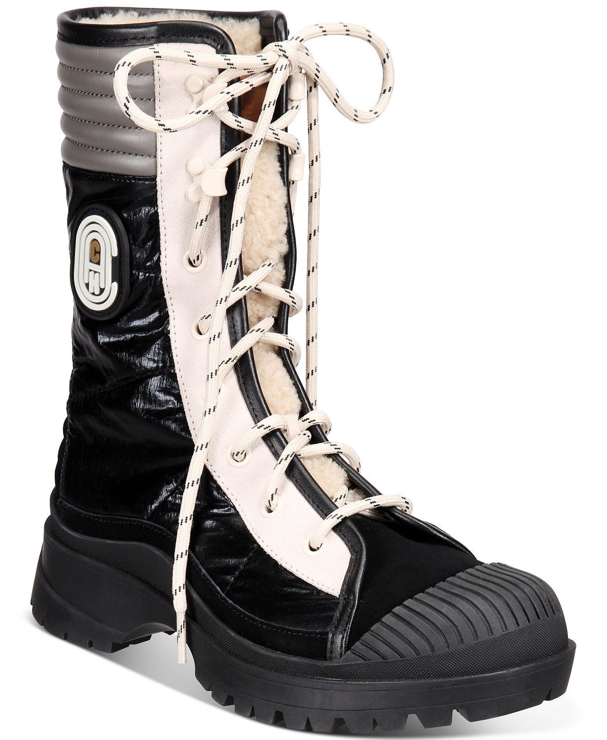 macys womens combat boots
