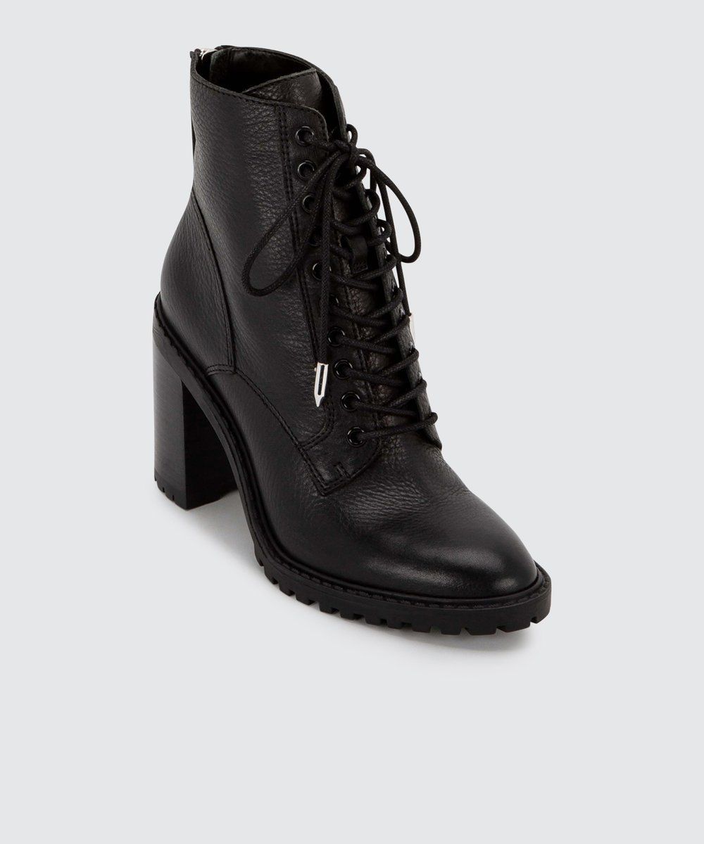 cute combat booties