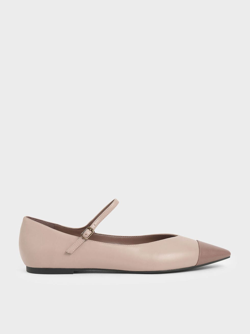 Charles & Keith Two-Tone Mary Jane Flats