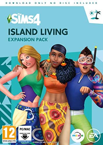 The Sims 4: Island Living Expansion Pack (PC Digital Download Code in a Box)