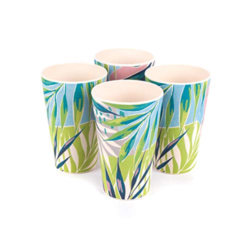 4 'Kayan' Eco Friendly Bamboo Dinnerware Cups (as seen on Love Island)