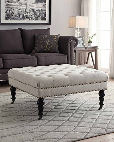 15 Best Ottoman Coffee Tables Leather Round And Tufted Ottoman Coffee Tables