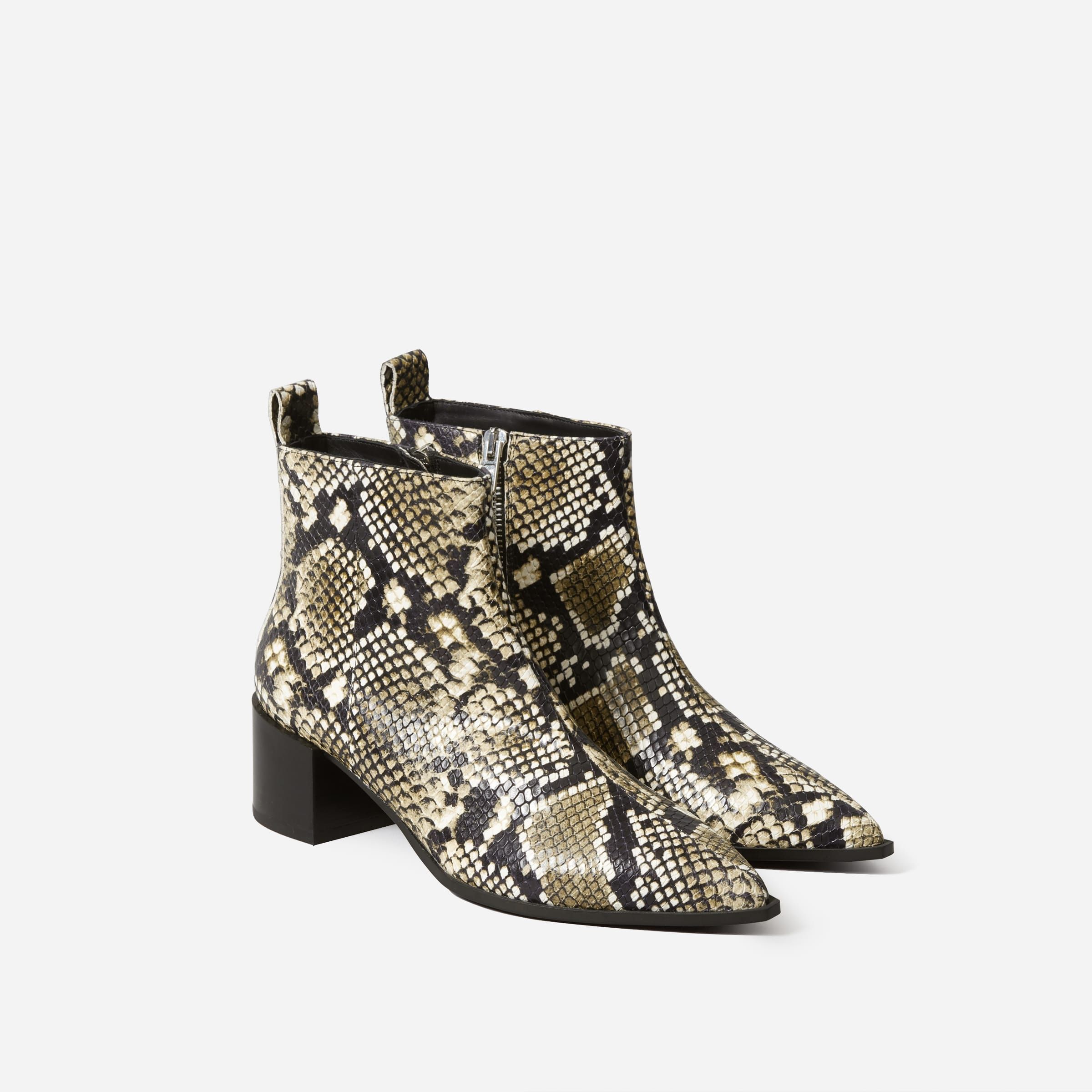 Mango snake effect ankle boots best sale