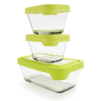 Anchor Hocking TrueSeal Glass Food Storage Containers (3-pack)