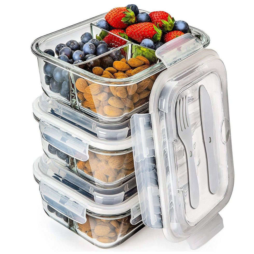  Enther Meal Prep Containers 12 Pack 1 Compartment Single Lids Food  Storage Bento BPA Free, Stackable
