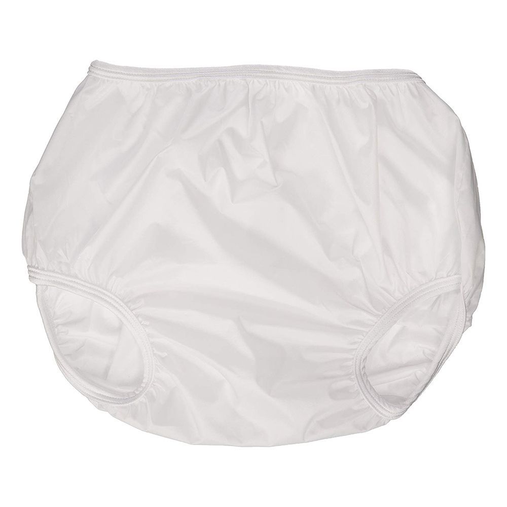 Dappi Waterproof 100% Nylon Diaper Pants, 2 Pack, White, Medium -  Walmart.com