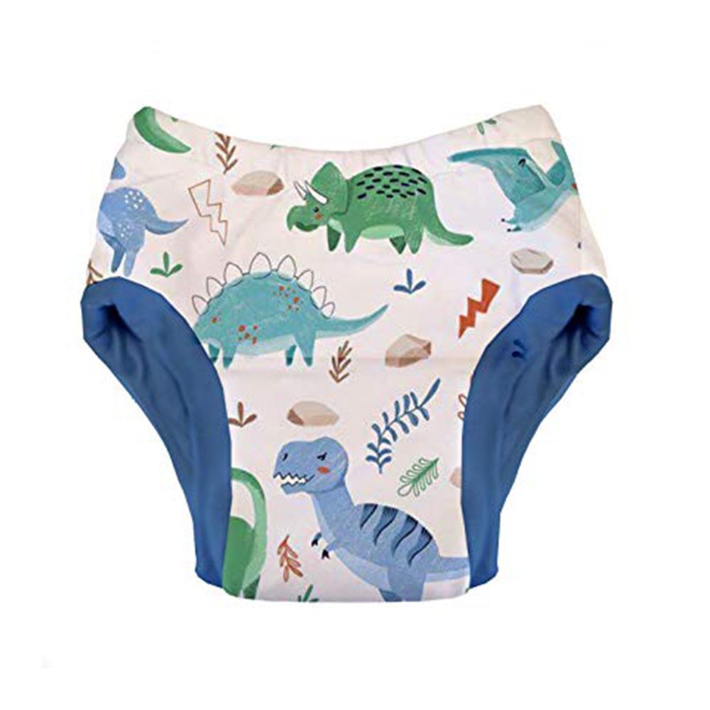 MooMoo Baby Training Underwear 4 Packs Absorbent Toddler Potty Training Pants for Boys and Girls-Cotton Dino 2T 