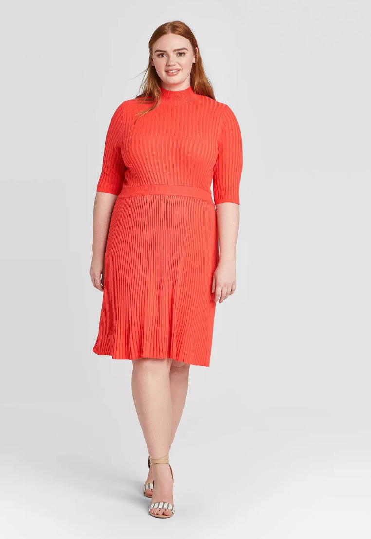 Crewneck Sweater Dress 