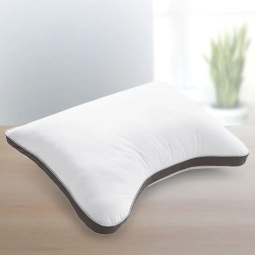PlushComfort Curved Pillow