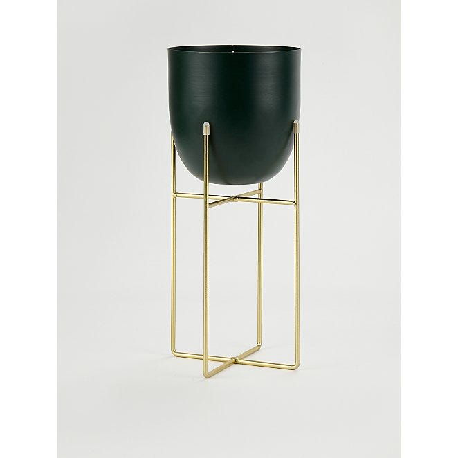 Green Planter on Stand