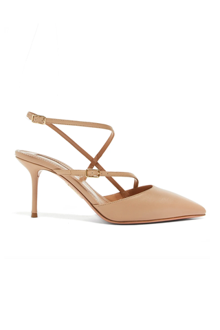 Carolyne 75 Asymmetric Strap Pumps