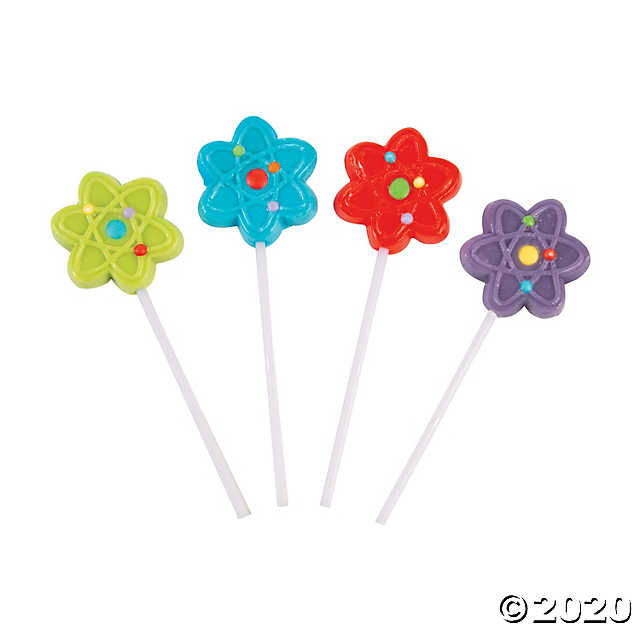 Science Party Frosted Lollipops