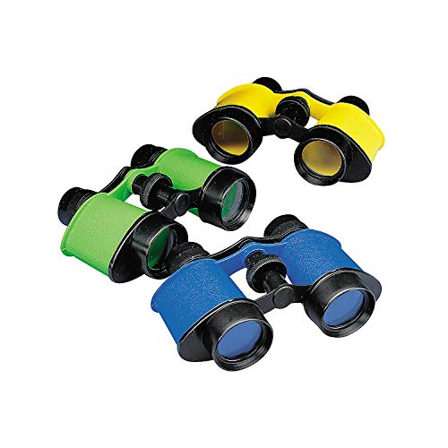 12 Plastic Kids Binoculars